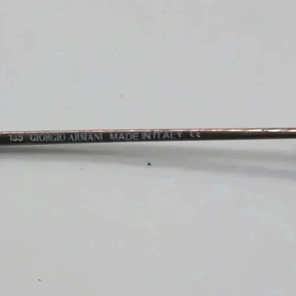 Giorgio Armani frame glasses 135 GA 10 2F2 Made in Italy Brooks Brothers case - Picture 6 of 10